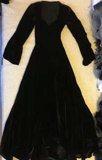 Платье бархатное готическое