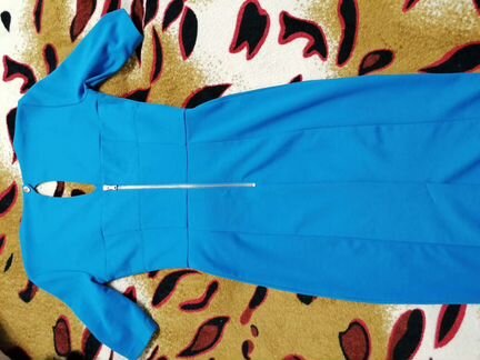 Платье голубое