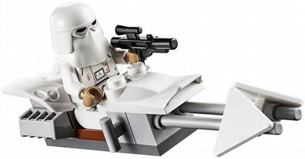 Снежный спидер аналог lego Star Wars 75268