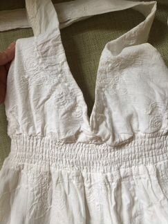 Дизайнерское белое платье