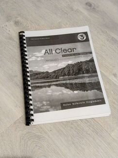 All Clear 3: Student's Book учебник по английскому