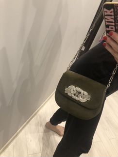Сумка Zara кожа коровы новая
