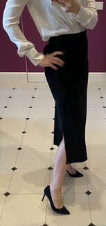 Юбка замшевая