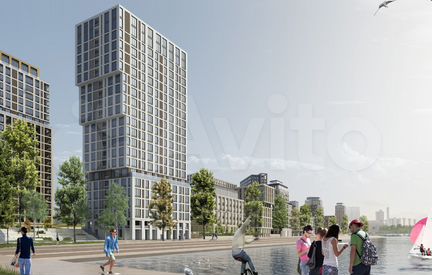 1-к квартира, 47.1 м², 6/21 эт.