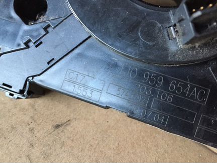 Механизм подрулевой SRS ленточный 1J0959654AC vw