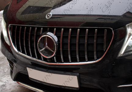 Решетка AMG GT Mercedes V klass хром