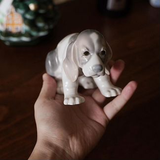 Lladro статуэтка грустный щенок, Испания