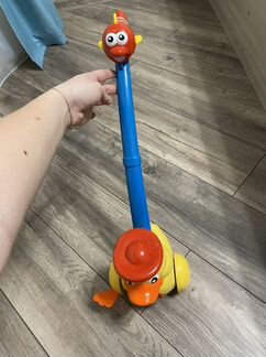 Каталка утка музыкальная