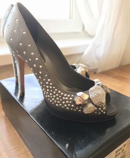 Туфли Karen Millen, серые, размер 38