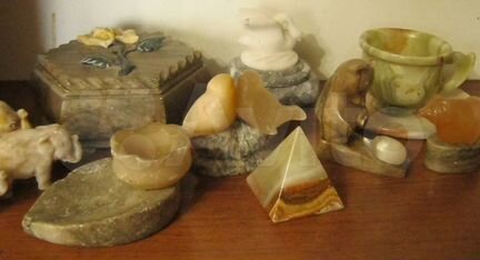 Фигурки (Камень Селенит,Гранит и т.д ) СССР