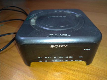 Радио будильник sony ICF-C217
