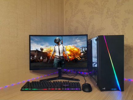Игровой пк intel i716гбssd 120RX 580hdd 500