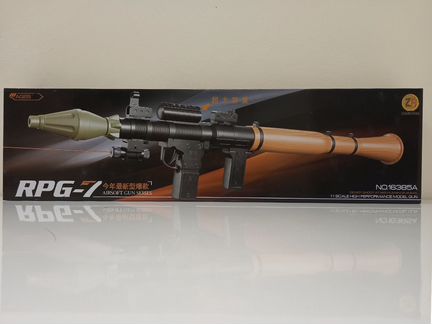 Игрушечный гранатамёт рпг-7