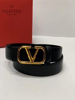 Новый женский ремень Valentino черный