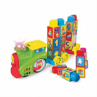 Музыкальная игрушка Азбукварик Поезд Буковка, зеленый (4680019284323)