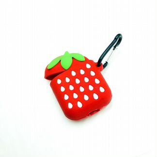Чехол силиконовый клубника для airpods