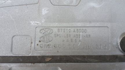 Спойлер Hyundai I30 хэтчбек C 2012