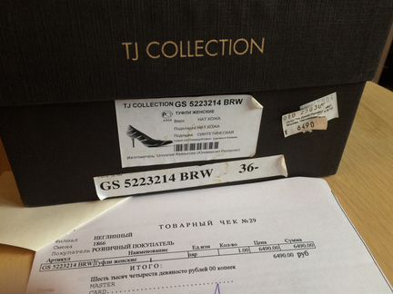 Туфли TJ Collection