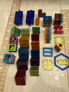 Детский магнитный конструктор более 200 деталей