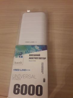 Новый Внешний аккумулятор Red Line S7000 6000mAh