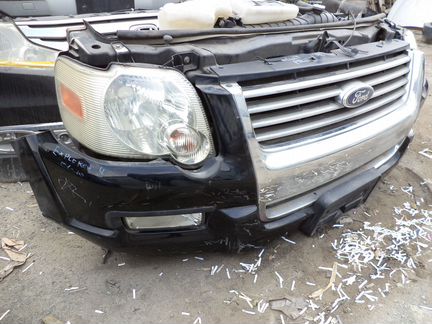 Ford Explorer 4 срез морда передний бампер фара