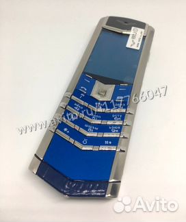 Vertu Signature S Design Navy Alligator Верту