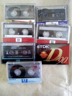 Аудиокассеты TDK, Sony оригиналы, и другие из СССР
