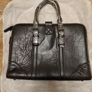 Сумка из натуральной кожи 7339BN коричневая