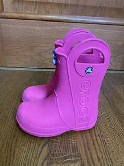 Детские резиновые сапоги crocs размер C11