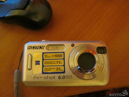 Продам фотоаппарат sony Сubershot