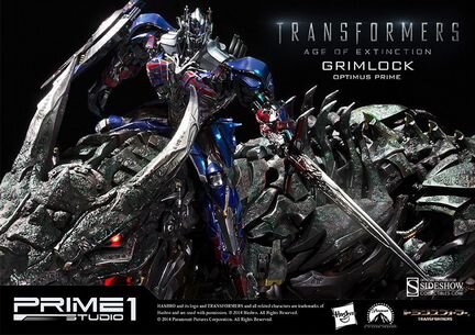 Prime 1 Studio : Grimlock Optimus Prime Statue
