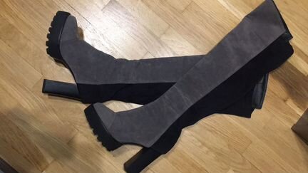 Сапоги ботфорты новые