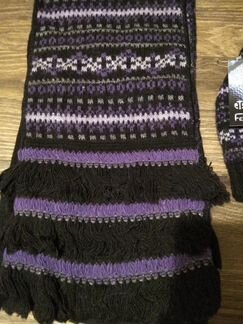 Шапка+шарф комплект новый Ferz