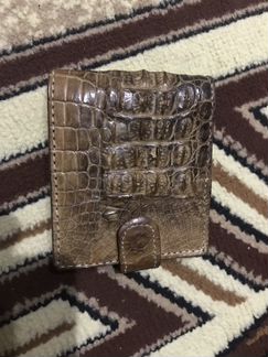 Кошелёк из натуральной кожи крокодила
