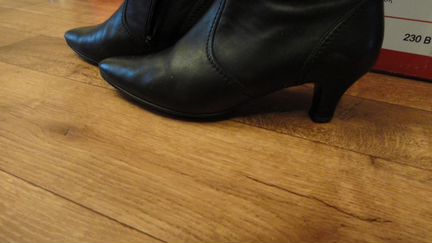 Сапоги кожаные