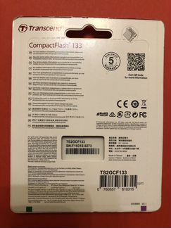 CompactFlash Transcend 2Gb 133x Карта памяти