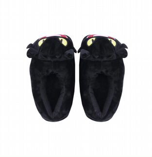 Новые Домашние тапочки-игрушки Черная фурия 36-39