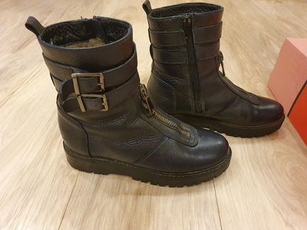 Зимние школьные сапожки для девочки 35р