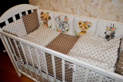 Бортики в кроватку