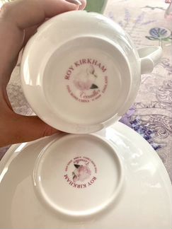 Чайная пара фарфор Англия