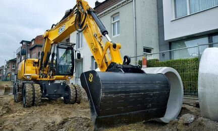 Аренда колесного экскаватора