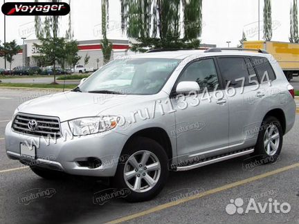 Комплект порогов Toyota Highlander 2010 - 2013