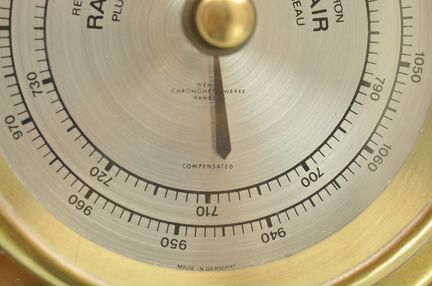 Корабельные барометр + термометр+ гигрометр Wempe