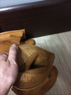 Кожаные сапоги