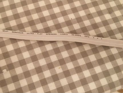 Кабель акустический QED qontour Ultra Flat - 9м