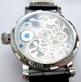 Часы скелетон Poljot International