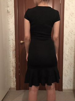 Платье чёрное зара