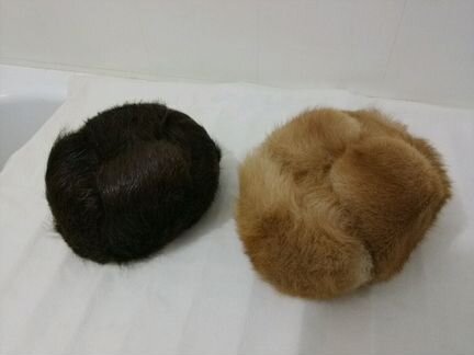 Шапки ушанки ложные 3 шт. Размеры 59, 57 и 57